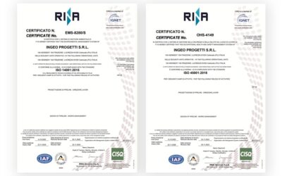 Ingeo Progetti rinnova le certificazioni ISO 14001 e ISO 45001: un impegno concreto verso ambiente e sicurezza