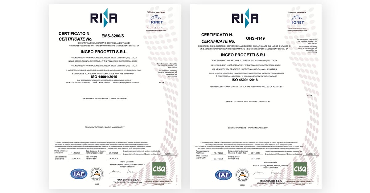 rinnovo certificato sostenibilità